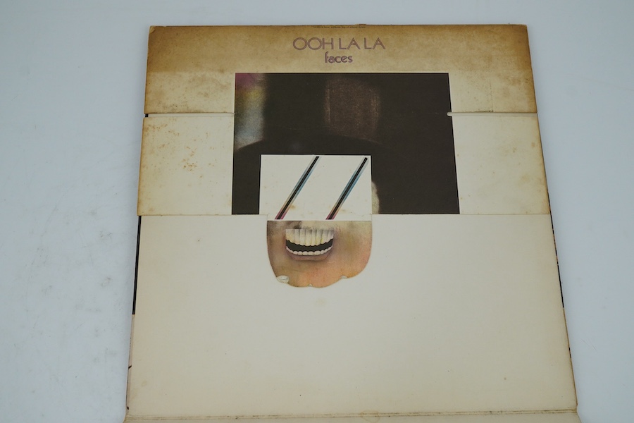 Two Small Faces related LP record albums; From the Beginning on Decca LK4879 and Ooh La La on Warner Bros K56011. Condition - fair to good, and some wear to cover of Ooh La La